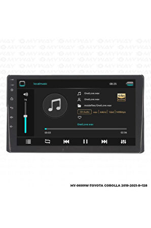 TOYOTA COROLLA ANDROİD 12 MULTİMEDYA CARPLAY 4GB RAM+64GB HDD 2019-2021 NAVİGASYON EKRAN