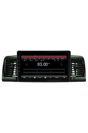 TOYOTA COROLLA ANDROİD 12 MULTİMEDYA CARPLAY 4GB RAM+64GB HDD 2002-2006 NAVİGASYON EKRAN