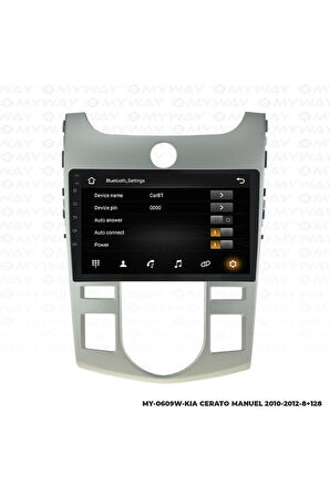 KİA CERATO ANDROİD 12 MULTİMEDYA CARPLAY 4GB RAM+64GB HDD MANUEL NAVİGASYON EKRAN