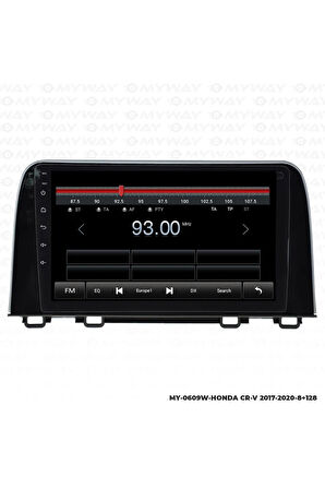 HONDA CR-V ANDROİD 12 MULTİMEDYA CARPLAY 4GB RAM+64GB HDD 2017-2020 NAVİGASYON EKRAN