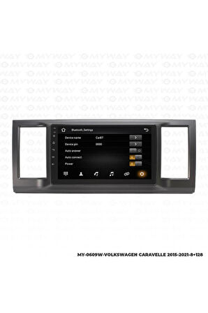 VOLKSWAGEN CARAVELLE ANDROİD 12 MULTİMEDYA CARPLAY 4GB RAM+64GB HDD 2015-2021 NAVİGASYON EKRAN