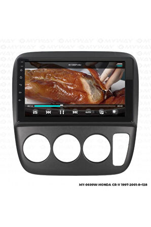 HONDA CR-V ANDROİD 12 MULTİMEDYA CARPLAY 4GB RAM+64GB HDD 1997-2001 NAVİGASYON EKRAN