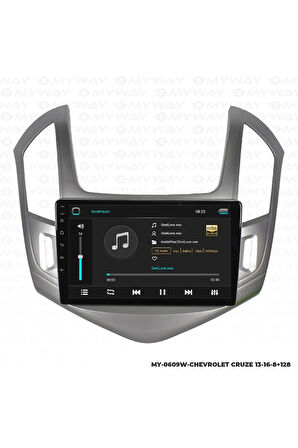 CHEVROLET CRUZE ANDROİD 12 MULTİMEDYA CARPLAY 4GB RAM+64GB HDD 2013-2016 NAVİGASYON EKRAN