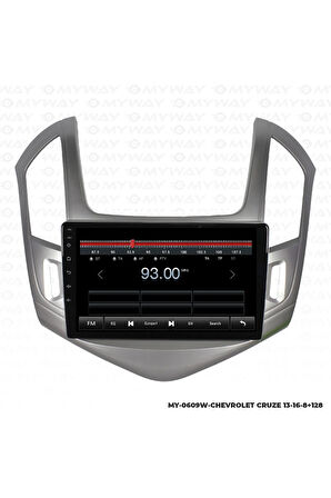 CHEVROLET CRUZE ANDROİD 12 MULTİMEDYA CARPLAY 4GB RAM+64GB HDD 2013-2016 NAVİGASYON EKRAN