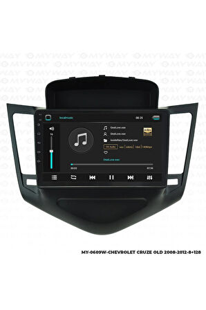 CHEVROLET CRUZE ANDROİD 12 MULTİMEDYA CARPLAY 4GB RAM+64GB HDD 2008-2012 NAVİGASYON EKRAN
