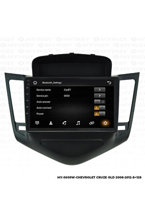 CHEVROLET CRUZE ANDROİD 12 MULTİMEDYA CARPLAY 4GB RAM+64GB HDD 2008-2012 NAVİGASYON EKRAN