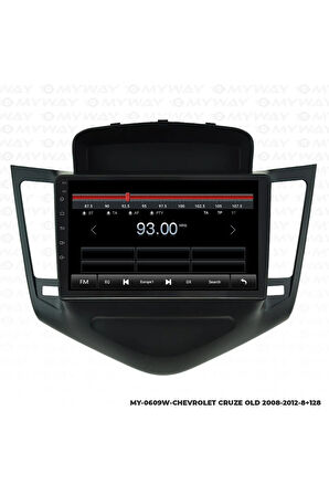 CHEVROLET CRUZE ANDROİD 12 MULTİMEDYA CARPLAY 4GB RAM+64GB HDD 2008-2012 NAVİGASYON EKRAN