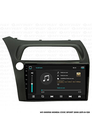 HONDA CİVİC SPORT ANDROİD 12 MULTİMEDYA CARPLAY 4GB RAM+64GB HDD NAVİGASYON EKRAN