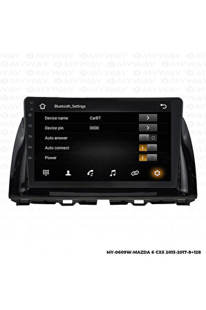 MAZDA 6 CX5 ANDROİD 12 MULTİMEDYA CARPLAY 4GB RAM+64GB HDD NAVİGASYON EKRAN