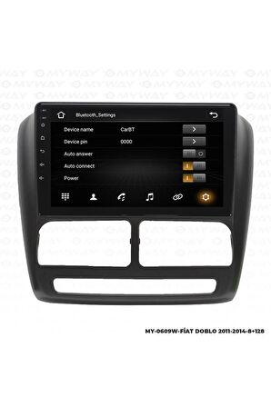 FİAT DOBLO ANDROİD 12 MULTİMEDYA CARPLAY 4GB RAM+64GB HDD 2011-2014 NAVİGASYON EKRAN