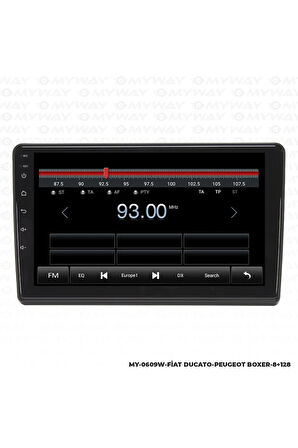 FİAT DUCATO ANDROİD 12 MULTİMEDYA CARPLAY 4GB RAM+64GB HDD NAVİGASYON EKRAN