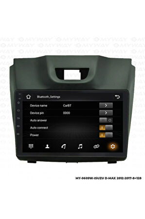 İSUZU D-MAX ANDROİD 12 MULTİMEDYA CARPLAY 4GB RAM+64GB HDD NAVİGASYON EKRAN