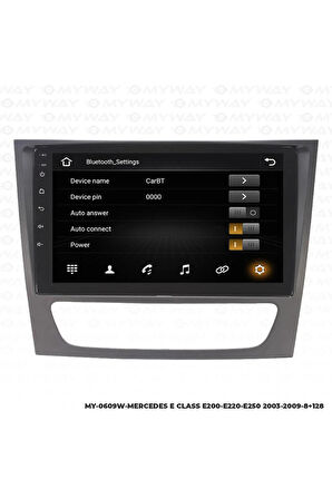 MERCEDES E220 ANDROİD 12 MULTİMEDYA CARPLAY 4GB RAM+64GB HDD NAVİGASYON EKRAN
