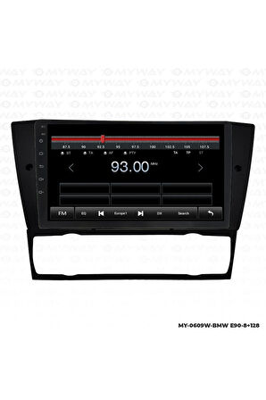 BMW E90 ANDROİD 12 MULTİMEDYA CARPLAY 4GB RAM+64GB HDD DİJİTAL NAVİGASYON EKRAN