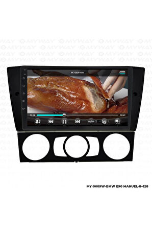 BMW E90 ANDROİD 12 MULTİMEDYA CARPLAY 4GB RAM+64GB HDD MANUEL NAVİGASYON EKRAN