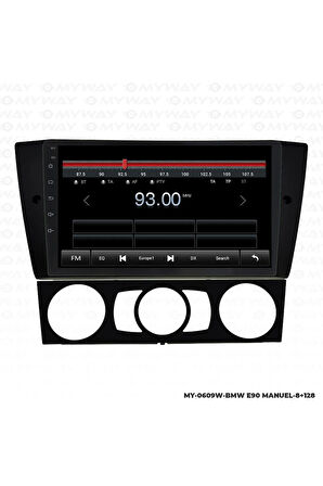 BMW E90 ANDROİD 12 MULTİMEDYA CARPLAY 4GB RAM+64GB HDD MANUEL NAVİGASYON EKRAN