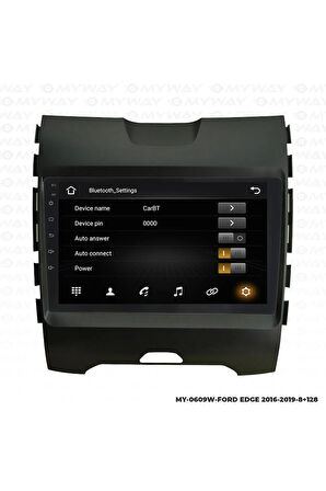 FORD EDGE ANDROİD 12 MULTİMEDYA CARPLAY 4GB RAM+64GB HDD NAVİGASYON EKRAN