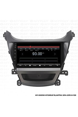 HYUNDAİ ELANTRA ANDROİD 12 Uyumlu MULTİMEDYA CARPLAY 4GB RAM+64GB HDD 2014-2015 NAVİGASYON