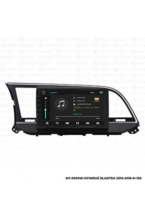 HYUNDAİ ELANTRA ANDROİD 12 MULTİMEDYA CARPLAY 4GB RAM+64GB HDD 2016-2018 NAVİGASYON EKRAN