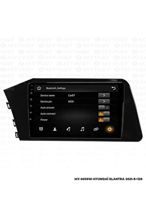 HYUNDAİ ELANTRA Uyumlu ANDROİD 12 MULTİMEDYA CARPLAY 4GB RAM+64GB HDD 2021 NAVİGASYON OEM EKRAN
