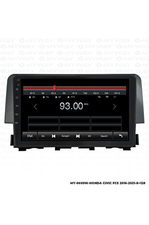 HONDA CİVİC FC5 ANDROİD 12 MULTİMEDYA CARPLAY 4GB RAM+64GB HDD NAVİGASYON EKRAN