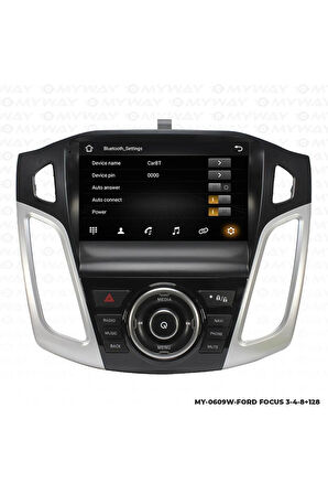 FORD FOCUS 3 ANDROİD 12 MULTİMEDYA CARPLAY 4GB RAM+64GB HDD NAVİGASYON EKRAN