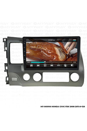 HONDA CİVİC FD6 ANDROİD 12 MULTİMEDYA CARPLAY 4GB RAM+64GB HDD NAVİGASYON EKRAN