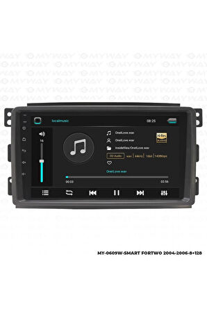 SMART FORFOUR ANDROİD 12 MULTİMEDYA CARPLAY 4GB RAM+64GB HDD NAVİGASYON EKRAN