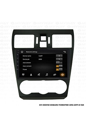 SUBARU FORESTER ANDROİD 12 MULTİMEDYA CARPLAY 4GB RAM+64GB HDD 2012-2017 NAVİGASYON EKRAN