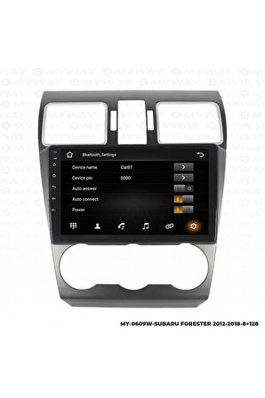 SUBARU FORESTER ANDROİD 12 MULTİMEDYA CARPLAY 4GB RAM+64GB HDD 2012-2018 NAVİGASYON EKRAN
