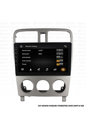 SUBARU FORESTER ANDROİD 12 MULTİMEDYA CARPLAY 4GB RAM+64GB HDD 2003-2007 NAVİGASYON EKRAN