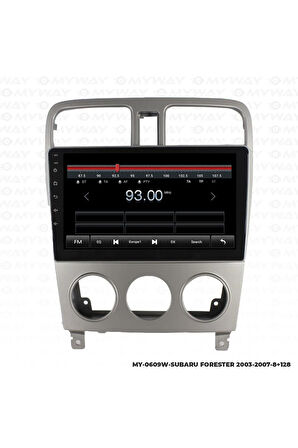 SUBARU FORESTER ANDROİD 12 MULTİMEDYA CARPLAY 4GB RAM+64GB HDD 2003-2007 NAVİGASYON EKRAN