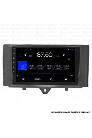 SMART FORTWO ANDROİD 12 MULTİMEDYA CARPLAY 4GB RAM+64GB HDD 2011-2017 NAVİGASYON EKRAN