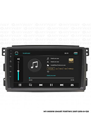 SMART FORTWO ANDROİD 12 MULTİMEDYA CARPLAY 4GB RAM+64GB HDD NAVİGASYON EKRAN