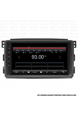 SMART FORTWO ANDROİD 12 MULTİMEDYA CARPLAY 4GB RAM+64GB HDD NAVİGASYON EKRAN
