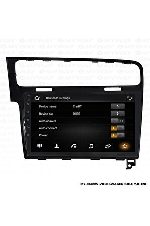 GOLF 7 ANDROİD 12 MULTİMEDYA CARPLAY 4GB RAM+64GB HDD NAVİGASYON EKRAN