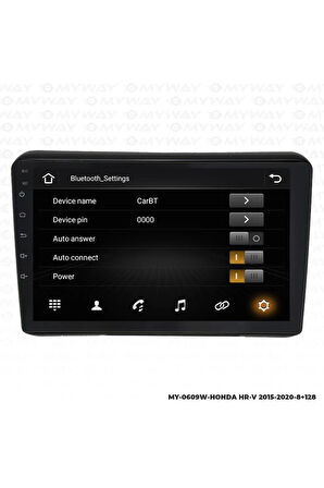 HONDA HRV ANDROİD 12 MULTİMEDYA CARPLAY 4GB RAM+64GB HDD NAVİGASYON EKRAN