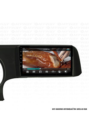 HYUNDAİ İ10 ANDROİD 12 Uyumlu MULTİMEDYA CARPLAY 4GB RAM+64GB HDD 2012 NAVİGASYON EKRAN