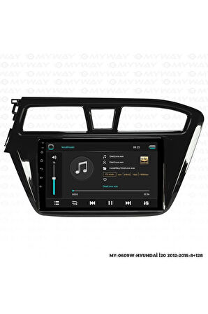 HYUNDAİ İ20 Uyumlu ANDROİD 12 MULTİMEDYA CARPLAY 4GB RAM+64GB HDD 2012-2015 NAVİGASYON EKRAN