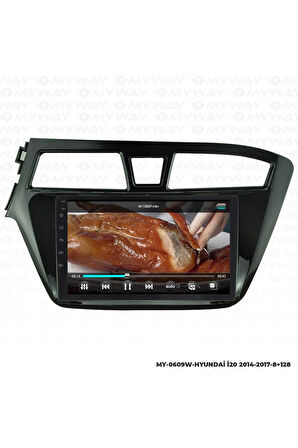 HYUNDAİ İ20 UYUMLU ANDROİD 12 MULTİMEDYA CARPLAY 4GB RAM+64GB HDD 2014-2017 NAVİGASYON EKRAN