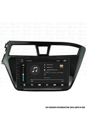 HYUNDAİ İ20 UYUMLU ANDROİD 12 MULTİMEDYA CARPLAY 4GB RAM+64GB HDD 2014-2017 NAVİGASYON EKRAN