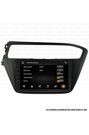 HYUNDAİ İ20 ANDROİD 12 Uyumlu  MULTİMEDYA CARPLAY 4GB RAM+64GB HDD 2018-2020 NAVİGASYON EKRAN