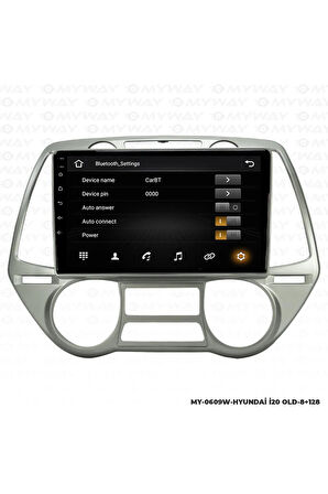 HYUNDAİ İ20 ANDROİD 12 MULTİMEDYA uyumlu  4GB RAM+64GB HDD NAVİGASYON EKRAN