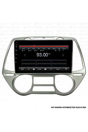 HYUNDAİ İ20 ANDROİD 12 MULTİMEDYA uyumlu  4GB RAM+64GB HDD NAVİGASYON EKRAN