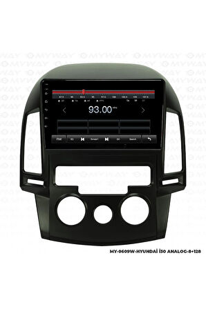 HYUNDAİ İ30 ANDROİD 12 UYUMLU MULTİMEDYA CARPLAY 4GB RAM+64GB HDD ANALOG NAVİGASYON EKRAN