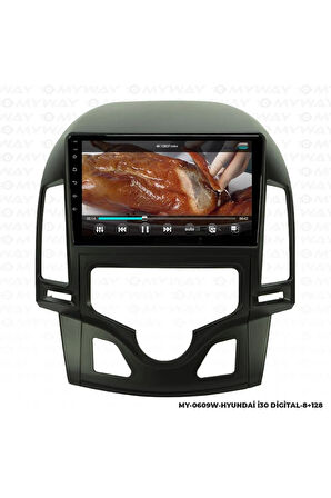 HYUNDAİ İ30 ANDROİD 12  Uyumlu MULTİMEDYA CARPLAY 4GB RAM+64GB HDD DİJİTAL NAVİGASYON EKRAN