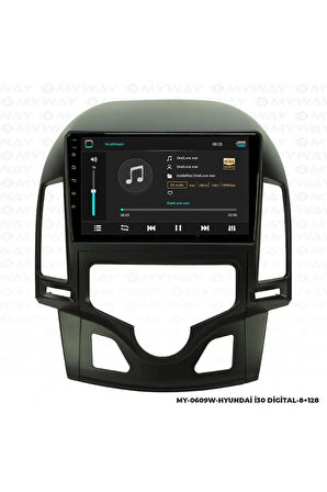 HYUNDAİ İ30 ANDROİD 12  Uyumlu MULTİMEDYA CARPLAY 4GB RAM+64GB HDD DİJİTAL NAVİGASYON EKRAN