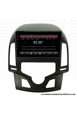 HYUNDAİ İ30 ANDROİD 12  Uyumlu MULTİMEDYA CARPLAY 4GB RAM+64GB HDD DİJİTAL NAVİGASYON EKRAN
