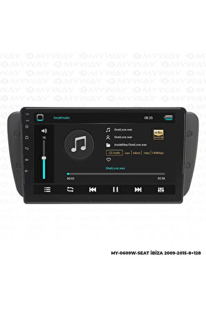 SEAT İBİZA ANDROİD 12 MULTİMEDYA CARPLAY 4GB RAM+64GB HDD 2009-2015 NAVİGASYON EKRAN