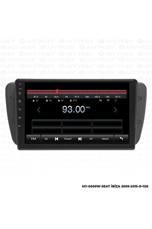 SEAT İBİZA ANDROİD 12 MULTİMEDYA CARPLAY 4GB RAM+64GB HDD 2009-2015 NAVİGASYON EKRAN